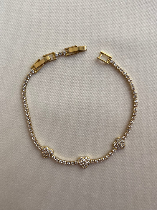 Taşlı Kalp Bileklik